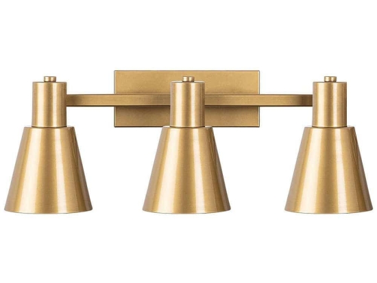 Φωτιστικό Τοίχου - Απλίκα Funnel 942FLG2197 60x21x21cm 3xE27 40W Gold Opviq