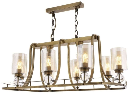 Φωτιστικό Οροφής - Ράγα 683AVN1117 89x50x70cm 8xE27 6W Gold Opviq