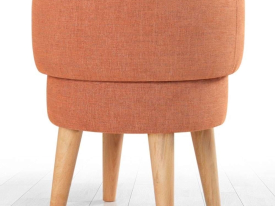 Σκαμπό 209FLF1373 Φ47x51cm Orange