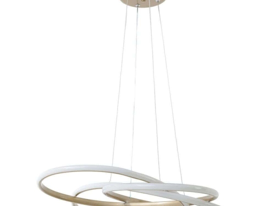 Φωτιστικό Οροφής Salyangoz 846STL1913 Φ60x70cm Dim Led 60W Gold Opviq