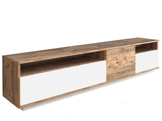 Έπιπλο Τηλεόρασης 956LCS1606 180x44,5x44,6cm White-Oak