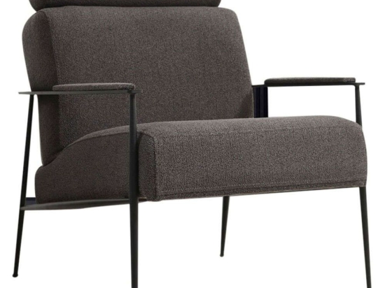 Πολυθρόνα Toscana 560ARE1735 75x80x90cm Grey