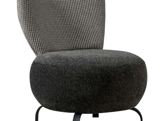 Πολυθρόνα Loly 867UNQ1063 64x74x84cm Anthracite