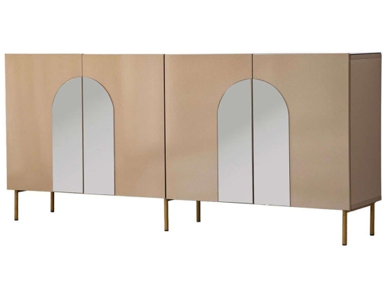 Μπουφές Rome 552NOS1810 180x40x80cm Bronze-Gold Mdf
