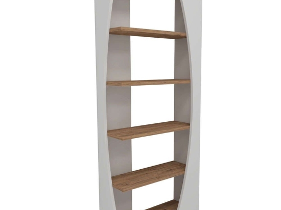Βιβλιοθήκη Selge 550ARN1641 63,6x23,8x150cm Pine-White