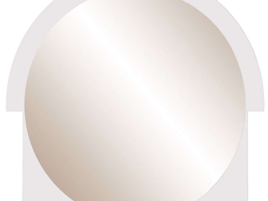 Καθρέπτης Τοίχου Lucky 552NOS1232 65x2x70cm White Hanah Home Mdf,Γυαλί