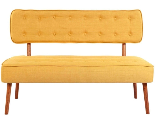 Καναπές Διθέσιος Westwood Loveseat 558ZEN1244 140x64x78cm Yellow