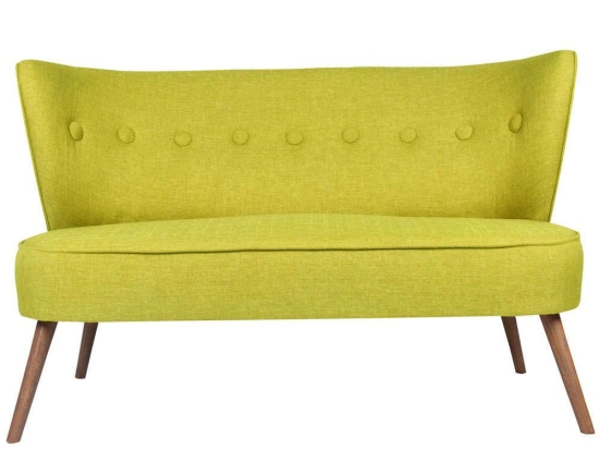 Καναπές Διθέσιος Bienville 558ZEN1206 141x73x77cm Peanut Green