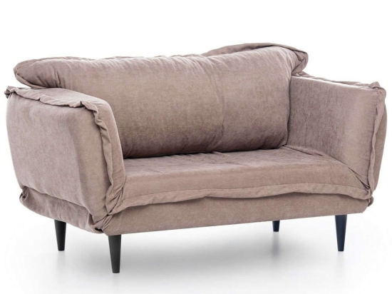 Καναπές - Κρεβάτι Διθέσιος Vino 859FTN1372 120x50x38cm Mink