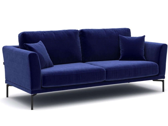 Καναπές Τριθέσιος Jade 291NDS1324 227x94x82cm Blue