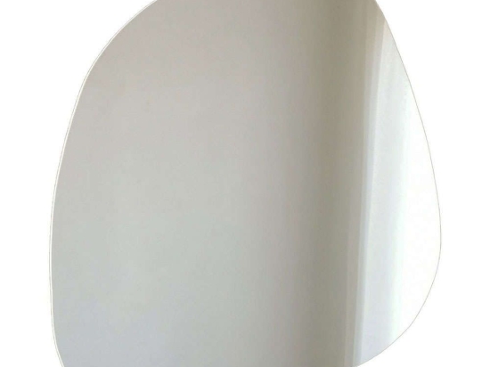Καθρέπτης Τοίχου Soho 552NOS2214 75x2,2x58cm White Aberto Design Mdf,Γυαλί
