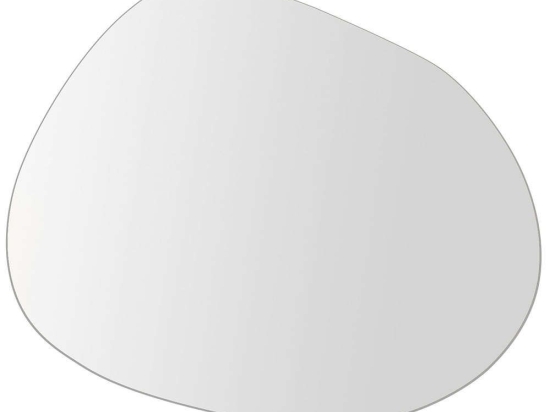 Καθρέπτης Τοίχου Gusto 552NOS2207 55x2,2x75cm Black Aberto Design Mdf,Γυαλί