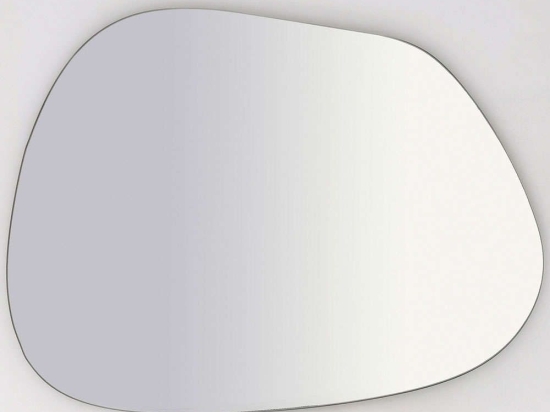 Καθρέπτης Τοίχου Amorphous 552NOS2301 90x3,2x70cm Clear Aberto Design Mdf,Γυαλί