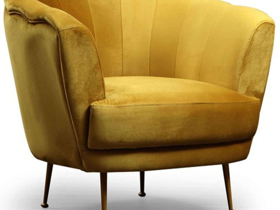 Πολυθρόνα Daisy 859FTN1743 97x93x84cm Mustard