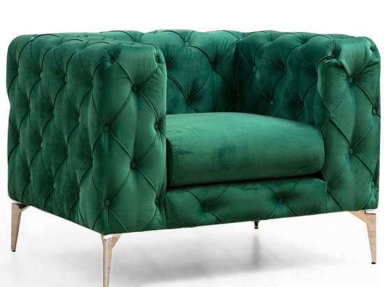 Πολυθρόνα Como 569HLN1516 108x90x70cm Green