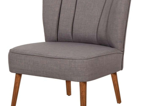 Πολυθρόνα Monn Way 558ZEN1150 64x65x75cm Grey Polyester,Ξύλο