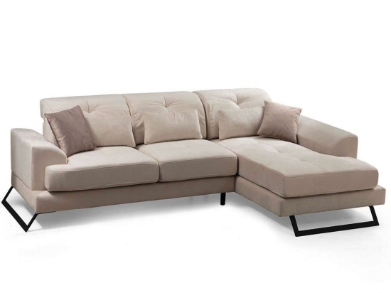 Καναπές Γωνιακός (Δεξιά Γωνία) Frido 560ARE1168 304x190x92cm Ecru