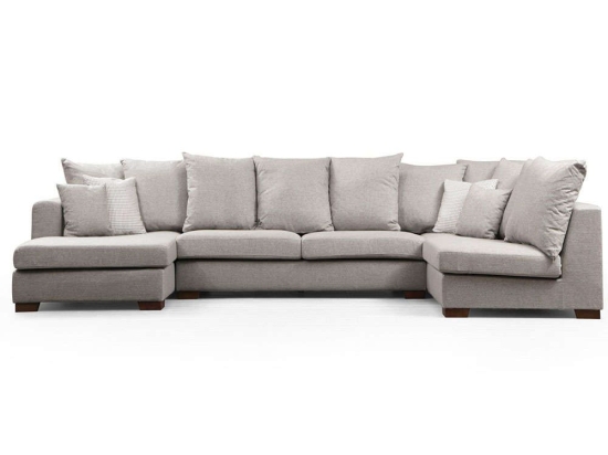 Καναπές Γωνιακός Colorado 560ARE1117 380x160x88cm Beige