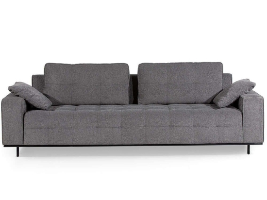 Καναπές Τριθέσιος Army 291NDS1505 260x100x82cm Grey