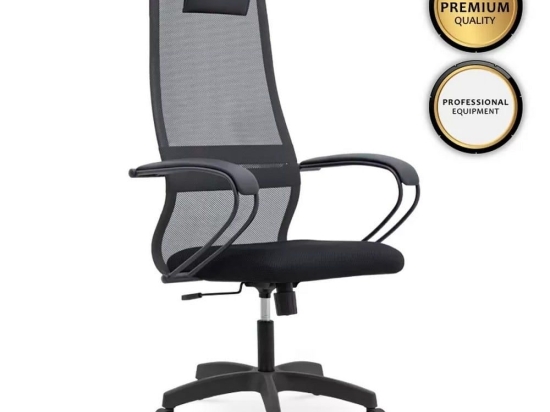 Καρέκλα Γραφείου Εργασίας Prince 77692 66,5x70x123/133cm Grey - Black