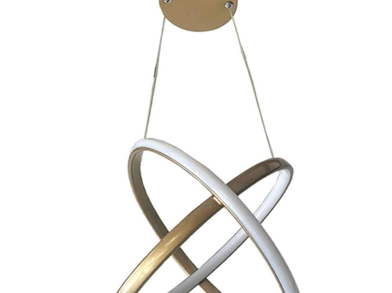 Φωτιστικό Οροφής Pascal 0189450 25x25x70cm Led 40W 4000K Gold Megapap Μέταλλο