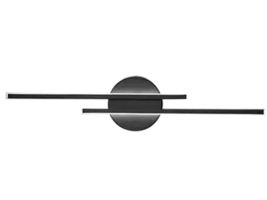 Φωτιστικό Τοίχου - Απλίκα Frode 0189484 70x10x10cm Led 20W 4000K Black Megapap Μέταλλο