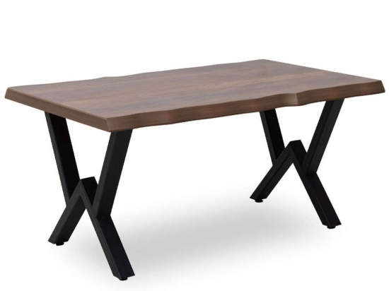 Τραπεζάκι Σαλονιού Walter 0212179 100x60x45cm Walnut-Black