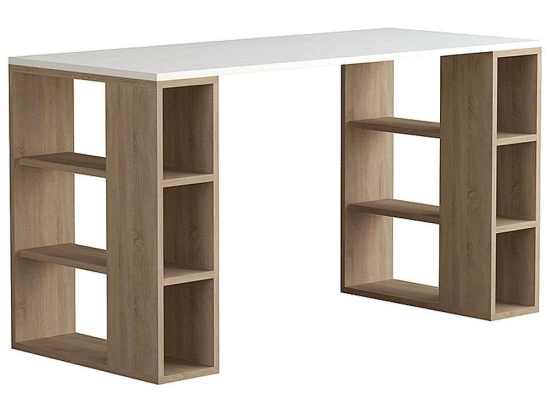 Γραφείο Εργασίας Colmar 0207495 140x60x75cm White-Natural