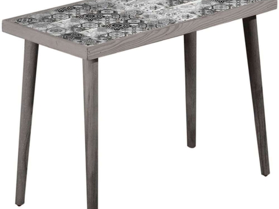 Τραπεζάκι Σαλονιού Βοηθητικό Mayra 0212593 62x32x45cm Grey