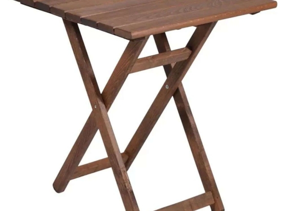 Τραπέζι Κήπου Πτυσσόμενο Klara 0033905 70x70x71cm Walnut