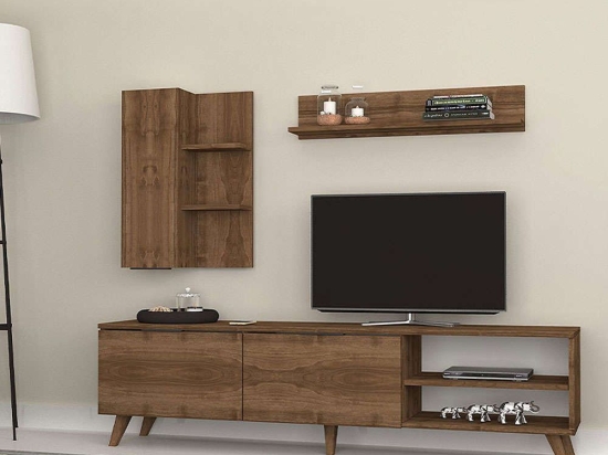 Σύνθεση Τηλεόρασης Orion 0123186 180x35x47cm Walnut
