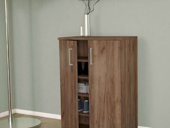 Παπουτσοθήκη Vico 0212197 60x33x81cm Light Walnut Μελαμίνη