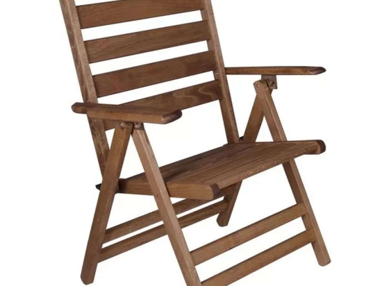 Καρέκλα Πτυσσόμενη Klara 0037495 63x60x100cm Walnut