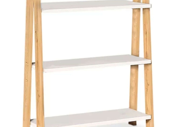 Ραφιέρα Δαπέδου Como 0117753 63x22x80cm White-Oak