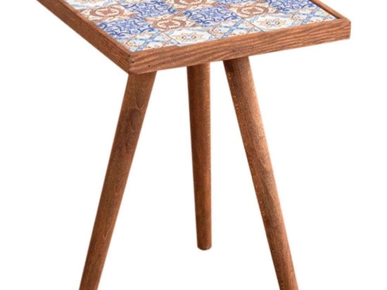 Tραπεζάκι Βοηθητικό Mayra 0212591 32x32x45cm Walnut