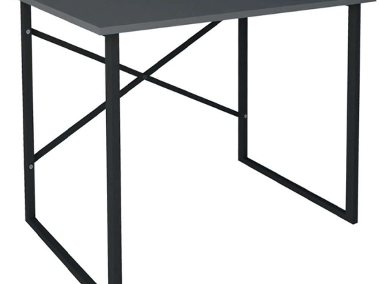 Γραφείο Εργασίας Rilke 0212563 90x60x75cm Black-Anthracite