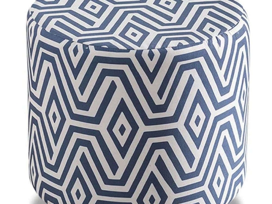Σκαμπό Begon 0213618 40x40x40cm White-Blue