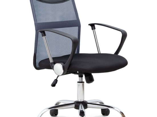 Καρέκλα Γραφείου Franco 0223109 59x57x95/105cm Grey-Black