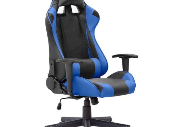 Καρέκλα Γραφείου Alonso 0223122 67x70x125/135cm Black-Blue