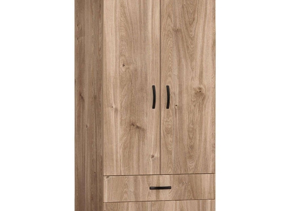 Ντουλάπα Δίφυλλη Regina 0227697 80x51,5x181cm Honey Oak Δίφυλλη