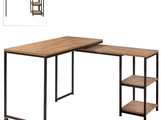 Γραφείο Εργασίας Πολυμορφικό Frenk 0234405 125x54,5x79cm Pine