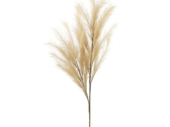 Τεχνητό Κλαδί Με Πούπουλα 00-00-6109-1 113/60cm Natural Marhome Foam