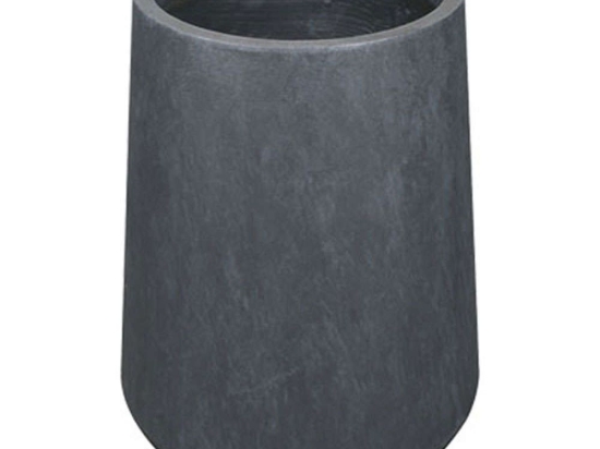 Κασπώ Πήλινο Βαρέλι 06-00-23213-S Φ30x45cm Anthracite Marhome Πηλός