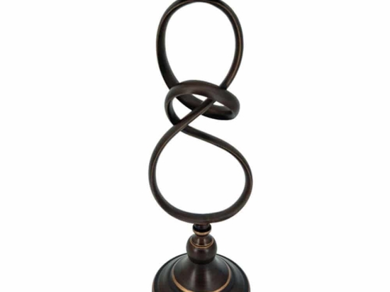 Κηροπήγιο Ακανόνιστο 15-00-23972 Φ12,5x45cm Brown Marhome Μέταλλο