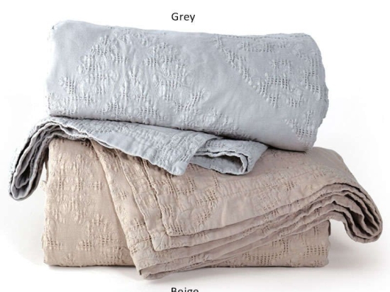 Κουβέρτα Seraina Beige Nef-Nef Υπέρδιπλo 230x250cm Βαμβάκι-Πολυέστερ