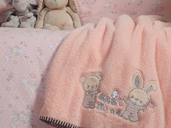Κουβέρτα Βρεφική Fleece Play In My Room Pink Nef Nef Κούνιας 110x150cm Πολυέστερ
