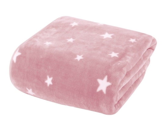 Κουβέρτα Βρεφική Stellar Pink Nef-Nef Κούνιας 100x140cm Πολυέστερ