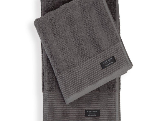 Πετσέτα Wesley Anthracite Nef-Nef Προσώπου 50x100cm 100% Βαμβάκι