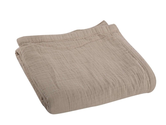 Κουβέρτα Summer Time Beige Nef-Nef Υπέρδιπλo 230x240cm 100% Βαμβάκι