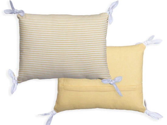 Μαξιλάρι Διακοσμητικό (Με Γέμιση) Deco Time Yellow Nef-Nef 30Χ45 30x45cm Βαμβάκι-Πολυέστερ